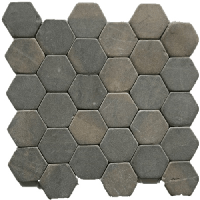 Terre d&apos;Azur Stone Hexagonale Silva Grey 30x30 cm