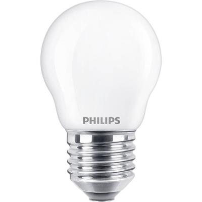 Philips LED 76347300 LED-lamp Energielabel F (A - G) E27 Kogel 4.3 W = 40 W Warmwit (Ø x l) 4.5 cm x 8 cm 1 stuk(s)