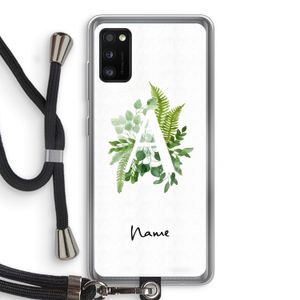 Green Brush: Samsung Galaxy A41 Transparant Hoesje met koord