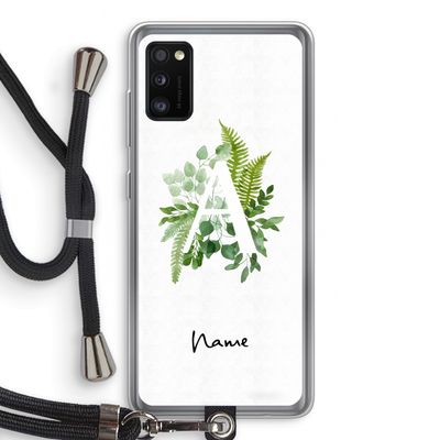Green Brush: Samsung Galaxy A41 Transparant Hoesje met koord