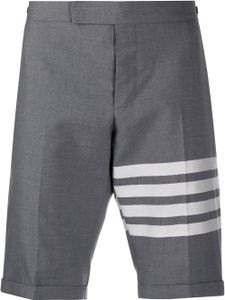 Thom Browne short de costume à 4 bandes signature - Gris