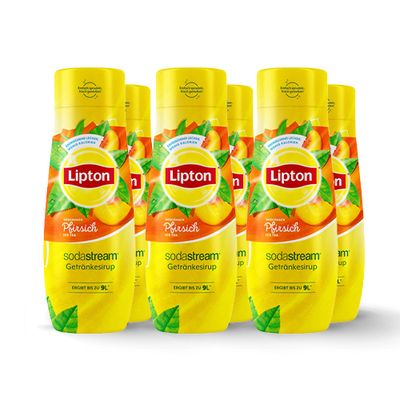 SodaStream - Lipton Ice Tea Perzik Siroop - 6x 440ml