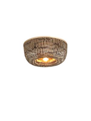 GOOD&MOJO Plafondlamp 'Barbados' Bamboe, 35cm, kleur Naturel/Bruin