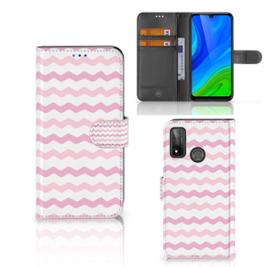 Huawei P Smart 2020 Telefoon Hoesje Waves Roze