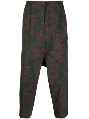 Pierre-Louis Mascia pantalon à fleurs - Vert