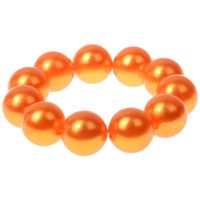 Oranje parel armband   -