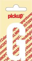 Plakletter Nobel Sticker witte letter G Pickup - Pickup