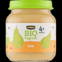 Jumbo Babyvoeding Biologisch Peer 4+ Maanden 125 g
