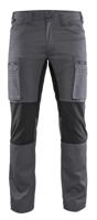 Blåkläder Service werkbroek met stretch 14591845 | Medium Grijs/Zwart | Maat 56 - 7330509748824
