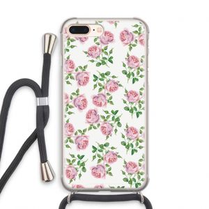 Kleine roosjes: iPhone 7 PLUS Transparant Hoesje met koord