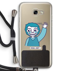 Zwaai: Samsung Galaxy A5 (2017) Transparant Hoesje met koord