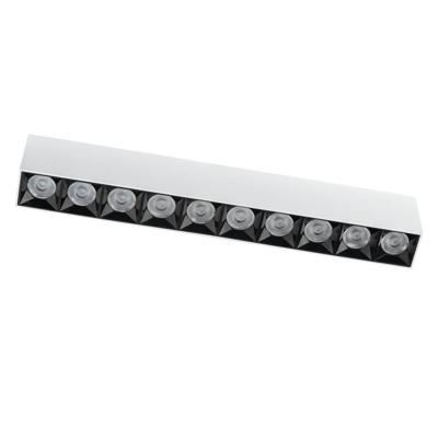 Lyora Witte opbouwspotMidi Led 10x1 leds - 4000K - 10053