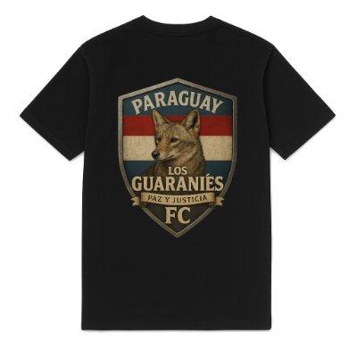 FC ELEVEN - Paraguay Los Guaranies Heavy T-Shirt - Zwart