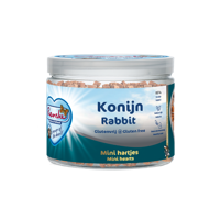 Renske gezonde beloning mini hartjes konijn 300 gram
