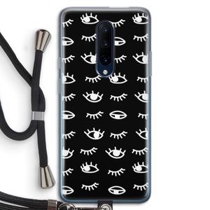 Eye pattern #3: OnePlus 7 Pro Transparant Hoesje met koord