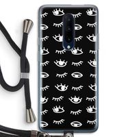 Eye pattern #3: OnePlus 7 Pro Transparant Hoesje met koord