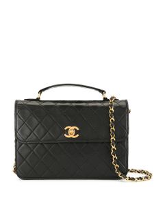 CHANEL Pre-Owned sac cabas matelassé - Noir