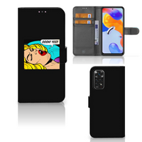 Xiaomi Redmi Note 11 Pro 5G/4G Wallet Case met Pasjes Popart Oh Yes - thumbnail