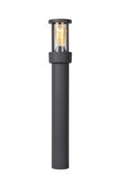 Lucide LORI - Sokkellamp - 1xE27 - IP44 - Dag/nacht sensor - Antraciet Lucide LORI - Sokkellamp - 1xE27 - IP44 - Dag/nacht sensor - Antraciet