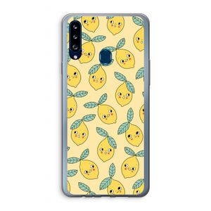 Citroenen: Samsung Galaxy A20s Transparant Hoesje