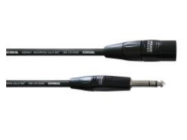 Cordial CIM 1,5 MV XLR Verbindingskabel [1x XLR-stekker - 1x Jackplug male 6,3 mm] 1.50 m Zwart