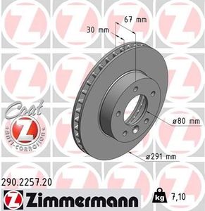 Remschijf Coat Z 290225720