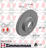 Remschijf Coat Z 290225720 - thumbnail