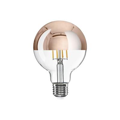 LED Koperen Halve Bol Gloeilamp G95 7W 650Lm E27 2700K Dimbaar - A24 | Creative-Cables | Lamp kopen | Creative-Cables | Lamp kopen | Creative-Cables |