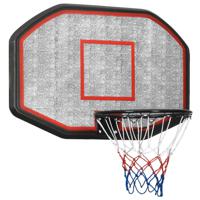 vidaXL Basketbalbord 109x71x3 cm polyetheen zwart