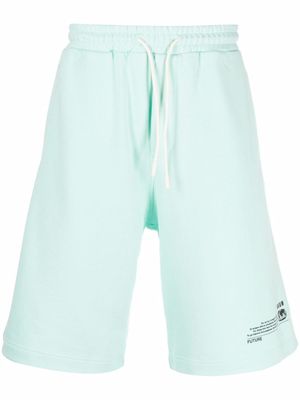 MSGM bermuda en coton - Vert