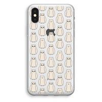 Uilen: iPhone X Transparant Hoesje