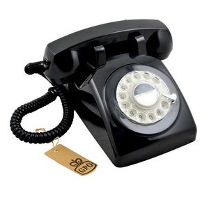 GPO Retro 746ROTARYBLA Telefoon met draaischijf klassiek jaren ‘70 ontwerp