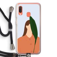 Leaf: Samsung Galaxy A20e Transparant Hoesje met koord