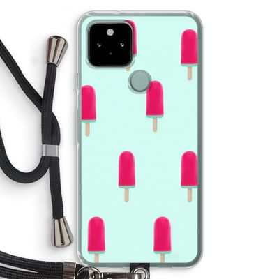 Waterijsje: Pixel 5 Transparant Hoesje met koord