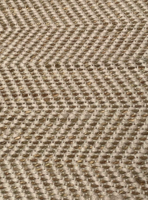 Vloerkleed zeegras naturel en creme - in 4 maten