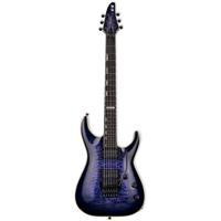 ESP E-II Horizon FR QM Reindeer Blue elektrische gitaar met koffer - thumbnail