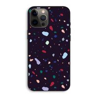 Dark Rounded Terrazzo: iPhone 12 Pro Max Biologisch afbreekbaar hoesje