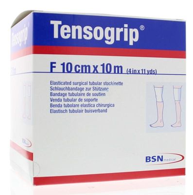 Tensogrip 10m x 10cm huidskleur (1 st)