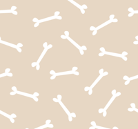 Slaapkamer behang Hondenbotten op beige achtergrond Slaapkamer behang Hondenbotten op beige achtergrond
