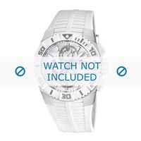 Horlogeband Lotus 15778-1 Rubber Wit 26mm - thumbnail