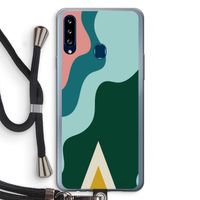 Noor B: Samsung Galaxy A20s Transparant Hoesje met koord