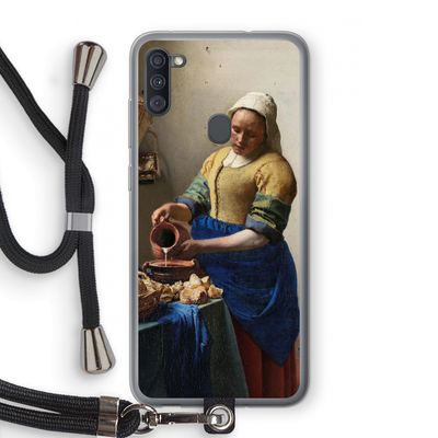 The Milkmaid: Samsung Galaxy A11 Transparant Hoesje met koord