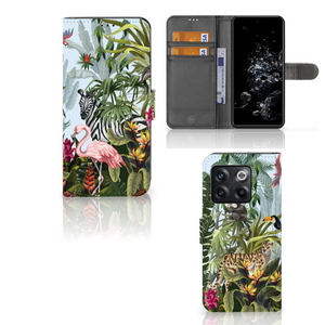 Telefoonhoesje met Pasjes voor OnePlus 10T Jungle