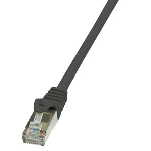 LogiLink CP1053U RJ45 Netwerkkabel, patchkabel CAT 5e U/UTP 2.00 m Zwart Snagless 1 stuk(s)