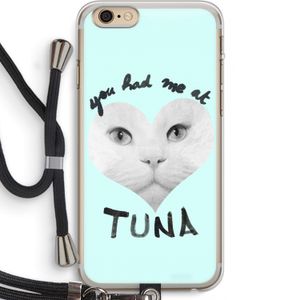You had me at tuna: iPhone 6 PLUS / 6S PLUS Transparant Hoesje met koord