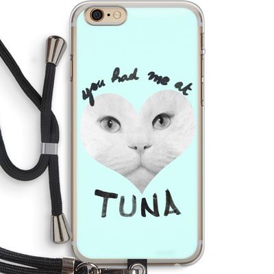 You had me at tuna: iPhone 6 PLUS / 6S PLUS Transparant Hoesje met koord