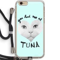 You had me at tuna: iPhone 6 PLUS / 6S PLUS Transparant Hoesje met koord
