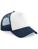 Beechfield CB640B Junior Snapback Trucker - French Navy/White - One Size - thumbnail