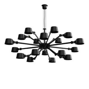 Tonone Bolt Chandelier 18 arms Hanglamp - Zwart