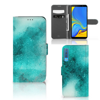 Hoesje Samsung Galaxy A7 (2018) Painting Blue